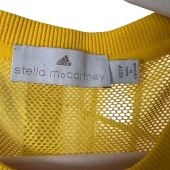 Adidas by Stella McCartney women's yellow run perf Climacool tank top size XS - Picture 6 of 7